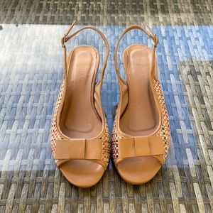 Pontape Family Shoes Opened Toe Wedge